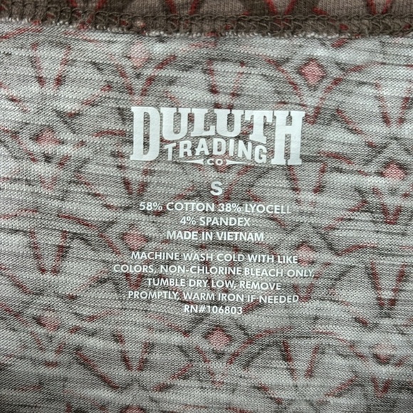 Womens Duluth Trading Co Sleeveless Dress, Pockets, Cinch Waist, Small, Brown - Picture 5 of 6